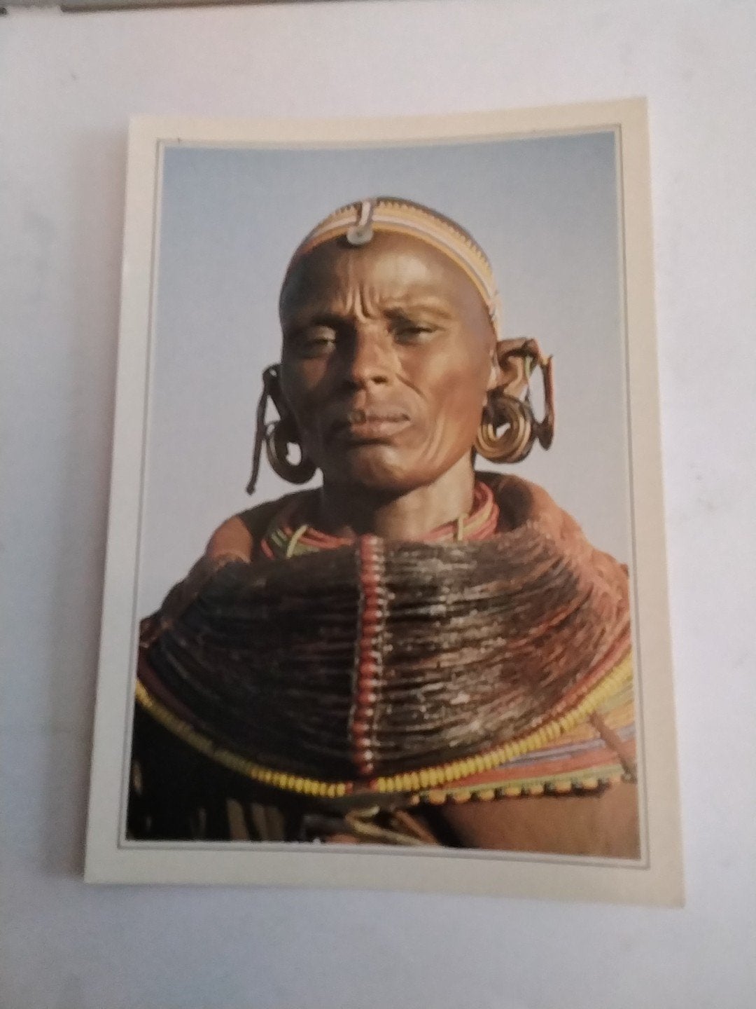 Oude ansichtkaart: Samburu vrouw, Kenia (Afrika), Verzamelen, Ansichtkaarten | Themakaarten, Ophalen of Verzenden