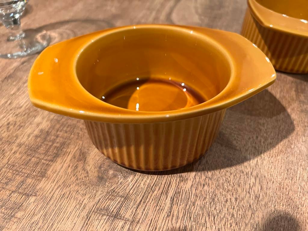 Vintage Huizen Holland Potterie de Driehoek kommen, Ophalen of Verzenden