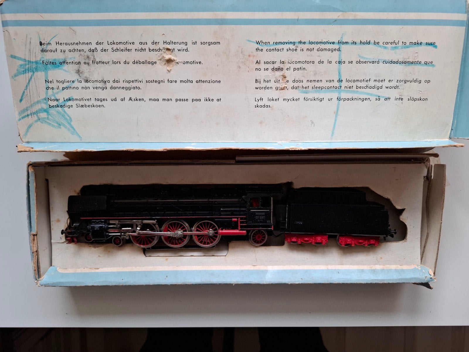 Märklin 3026 Sneltreinlocomotief met originele doos, Ophalen, Wisselstroom, Gebruikt, Locomotief