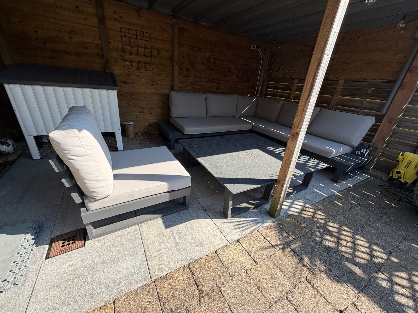 Mooie SENSA loungeset - 4 jaar oud, in prima staat, Tuin en Terras, Ophalen, Overige materialen, Meer dan 8 zitplaatsen, Zo goed als nieuw