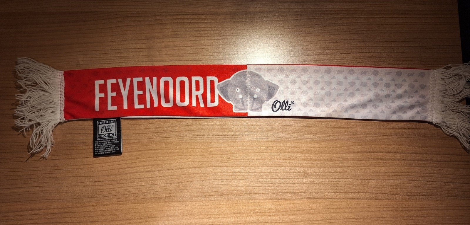 Feyenoord mini sjaal Olli Blijdorp, Verzamelen, Ophalen of Verzenden, Zo goed als nieuw, Feyenoord, Vaantje of Sjaal