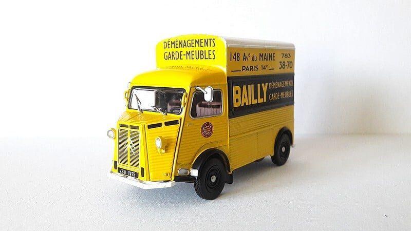 Citroën H met verhoogd dak "Bailly" IXO/Altaya 1:43, Ophalen of Verzenden, Nieuw, Auto, Overige merken