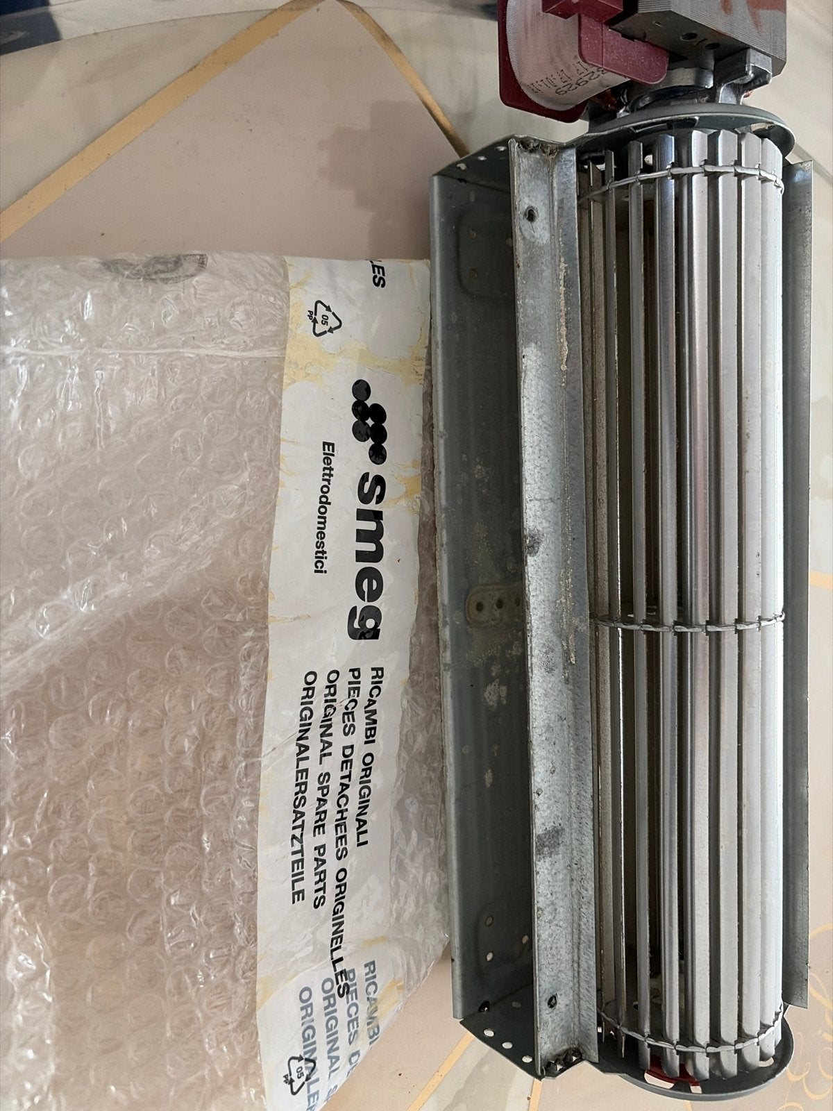 Origineel Smeg oven onderdeel - Ventilator, Smeg, Oven, Nieuw, Ophalen of Verzenden