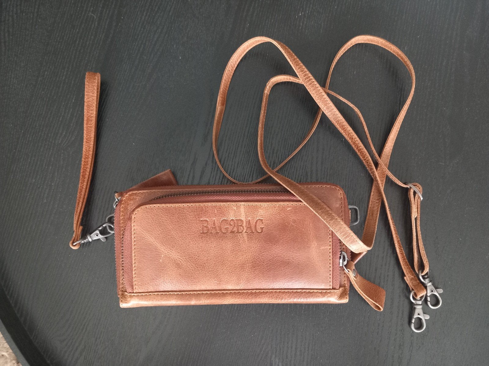 Bag2bag Portemonee te koop Nieuw, Ophalen of Verzenden, Nieuw, Bruin, Overige merken