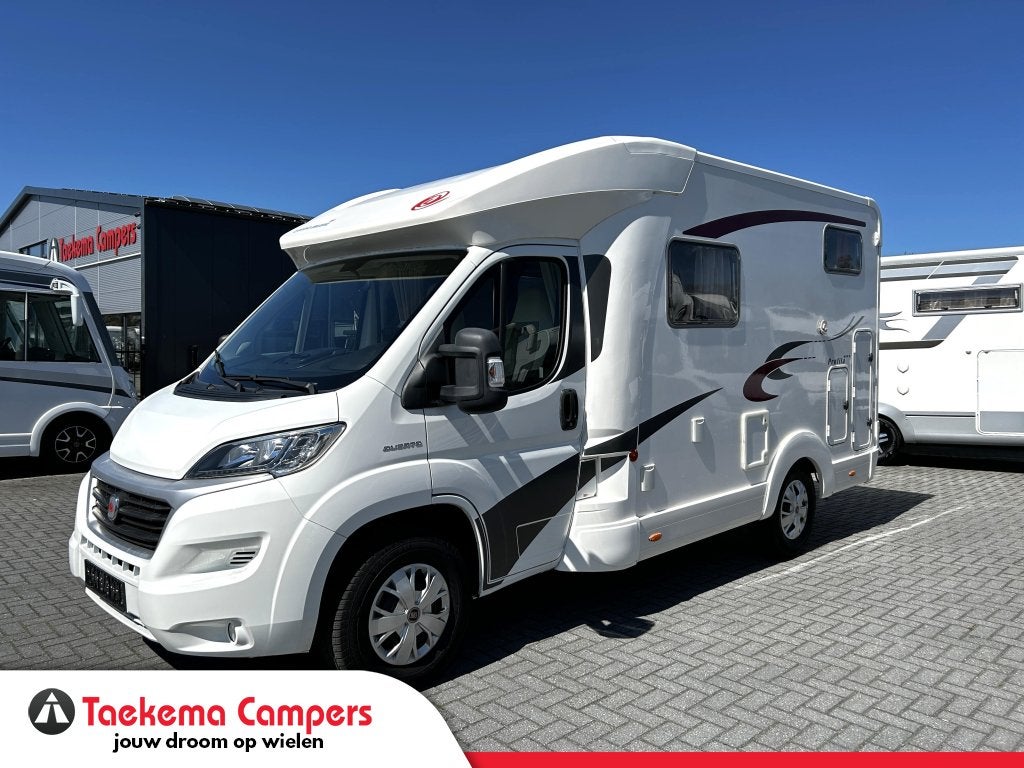 Eura Mobil Profila T 590 FB Dwarsbed/Euro-5/2015/5.99m/131pk, Caravans en Kamperen, Campers, Fiat, Tot en met 2, Bedrijf, 5 tot 6 meter