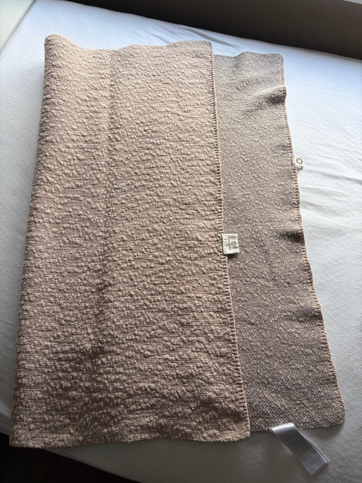 Noppies Deken 75x100 cm - Zo goed als nieuw, Ophalen, Zo goed als nieuw, Ademend, Beige