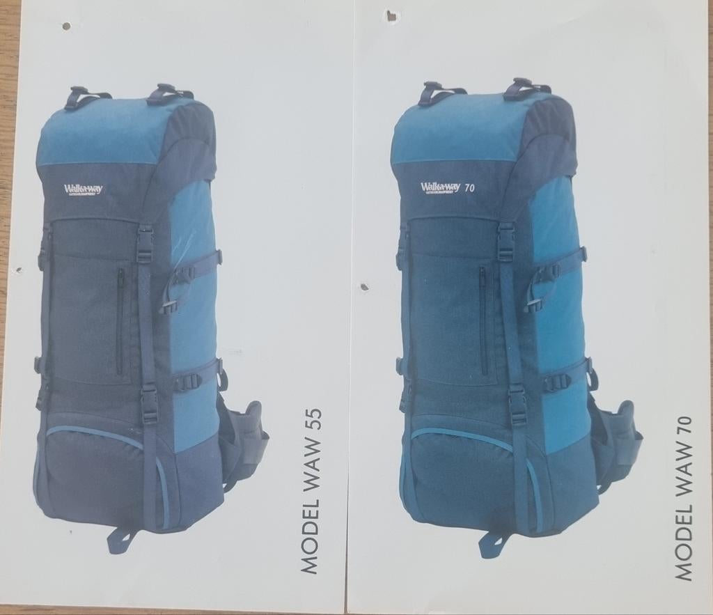 Twee rugzakken 55 en 70 liter, Sport en Fitness, Bergsport en Wandelen, Ophalen
