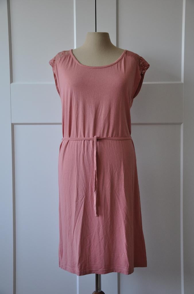 jurk xs, dress xs, 34, dameskleding xs, 34, Ophalen of Verzenden, Zo goed als nieuw, Knielengte, Roze