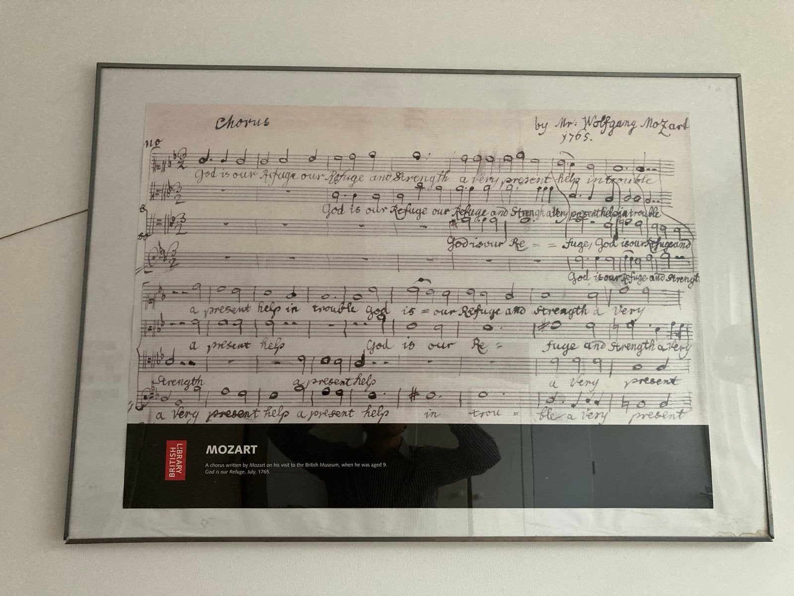 Gratis Lijst met Mozart prent (ook losse lijst mogelijk), Ophalen, 50 – 75, Gebruikt, Print