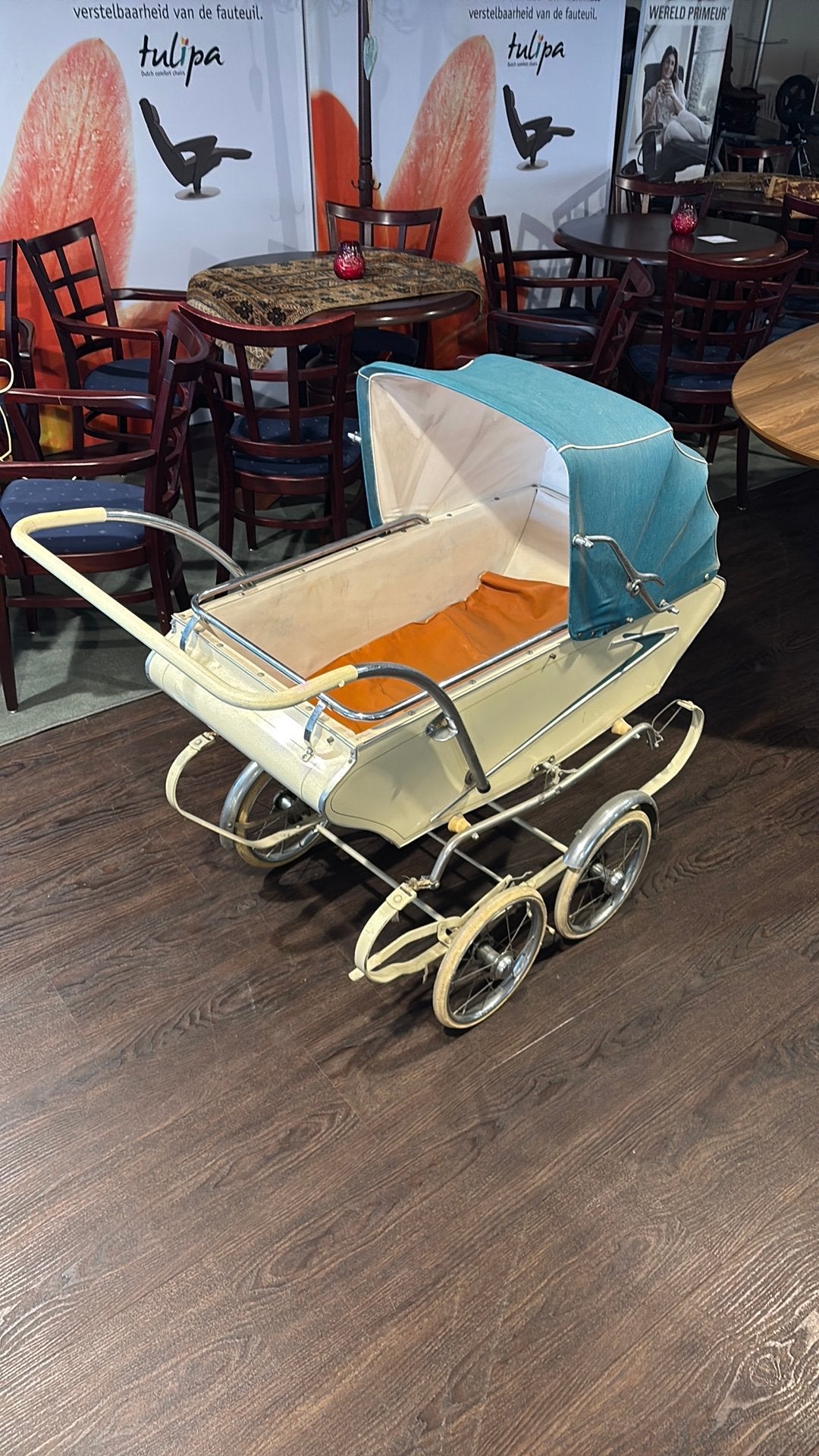 Vintage kinderwagen, Kinderen en Baby's, Kinderwagens en Combinaties, Ophalen, Gebruikt, Kinderwagen, Overige merken