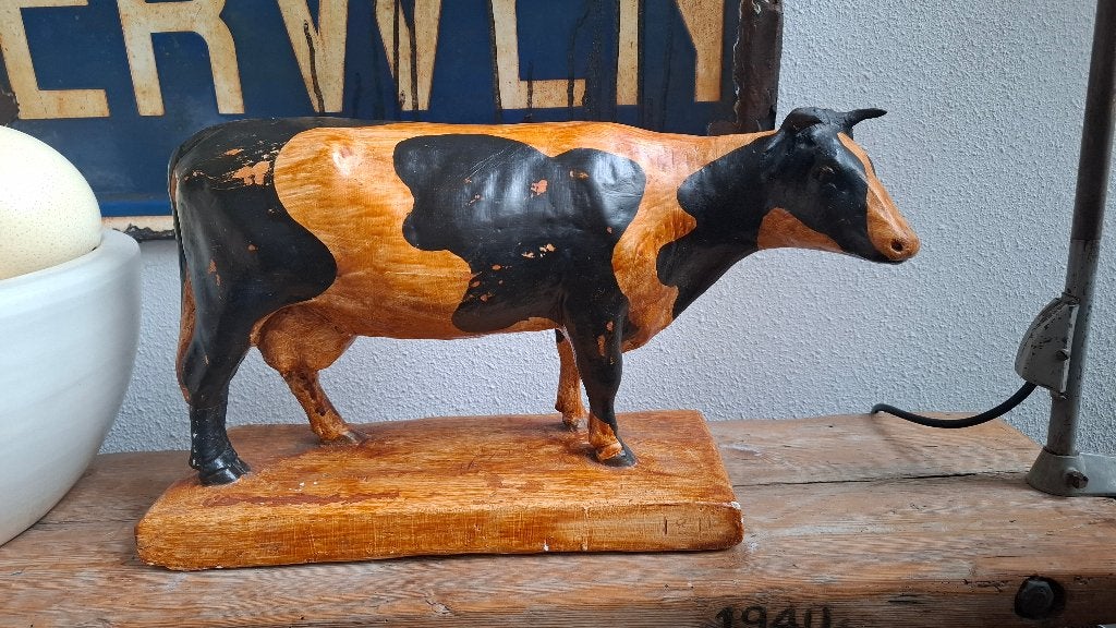 Oude plaaster koe uit Franse slagerij, Ophalen, Gebruikt, Boerderijdier, Overige typen