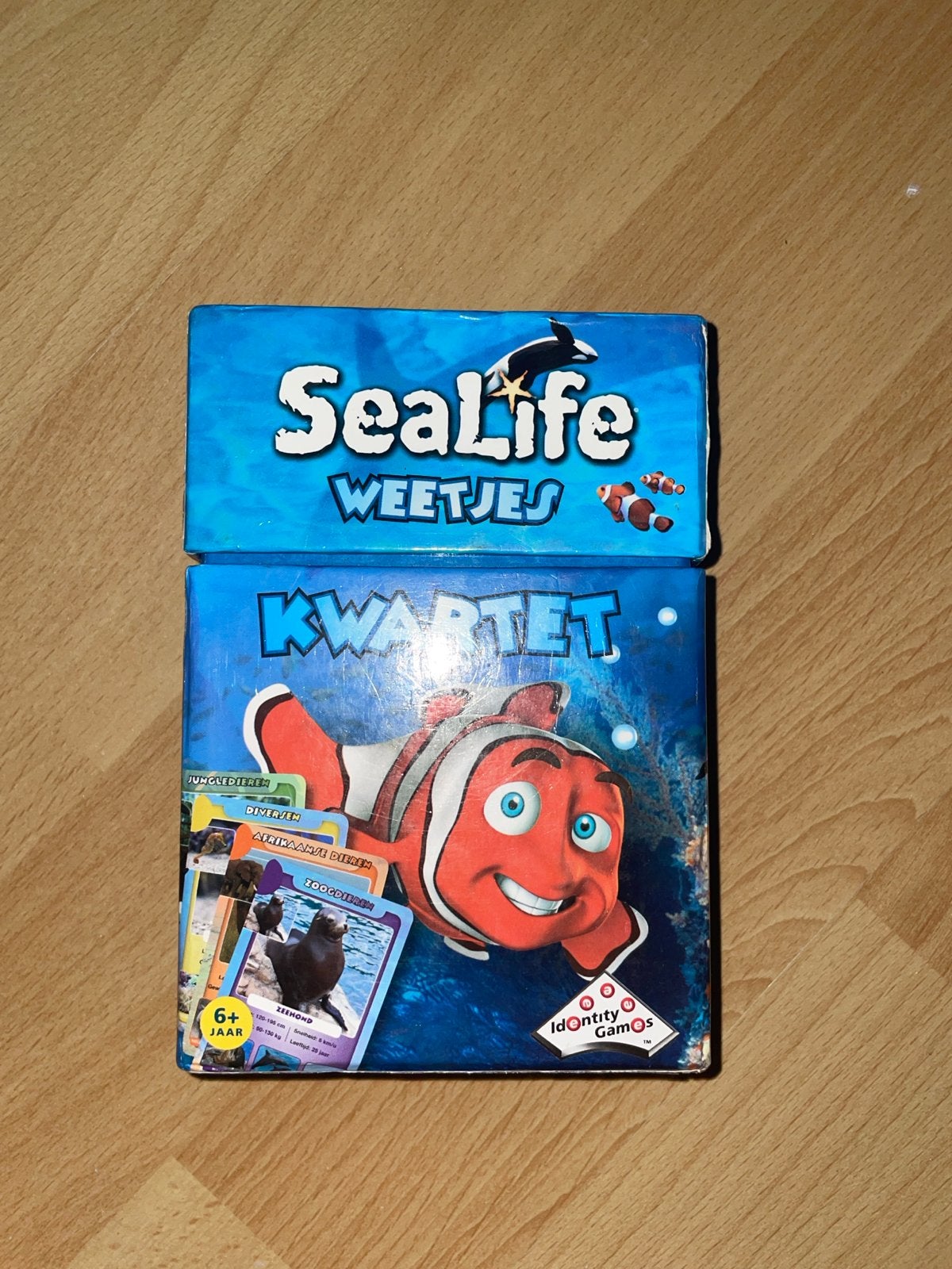 SeaLife Weetjes Kwartet, Drie of vier spelers, Ophalen of Verzenden, Gebruikt