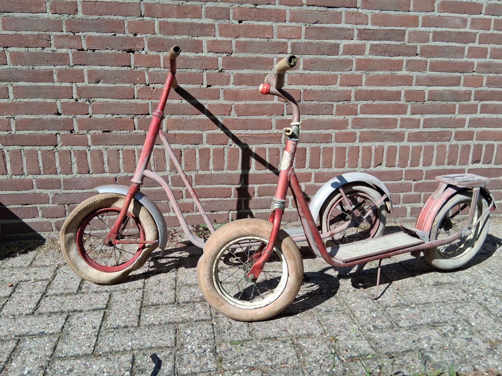 2 brocante  steps autoped, Ophalen