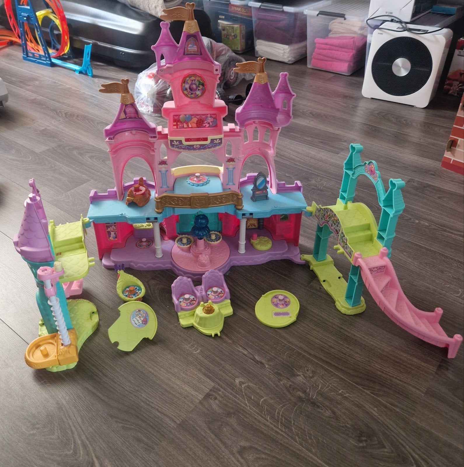 Groot prinsessenkasteel, Kinderen en Baby's, Speelgoed | Poppenhuizen, Ophalen, Gebruikt, Poppenhuis