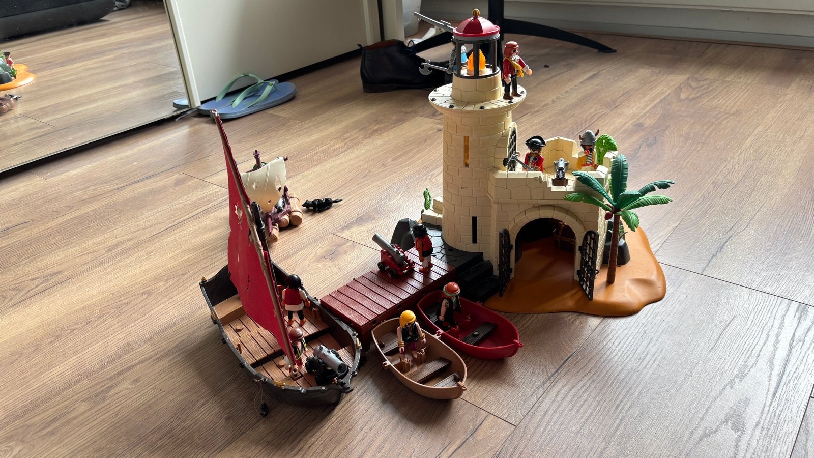 Playmobil Pirateneiland met extra figuren en accessoires, Kinderen en Baby's, Speelgoed | Playmobil, Ophalen, Pirates, Gebruikt