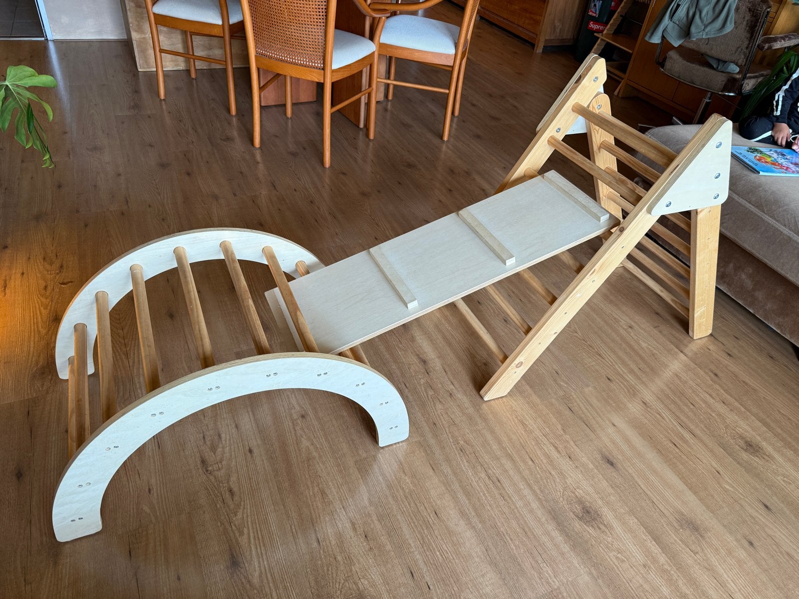 Houten Klimrek, Ophalen, Zo goed als nieuw, Klimwand