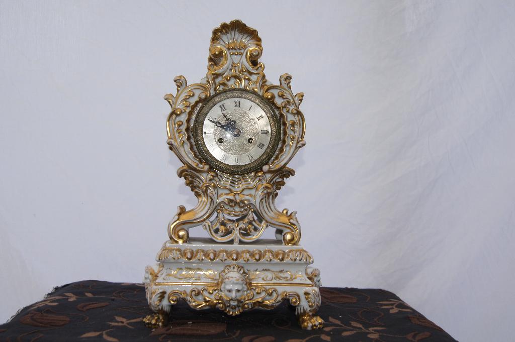 Pendule Porselein ( Frankrijk, Ophalen of Verzenden