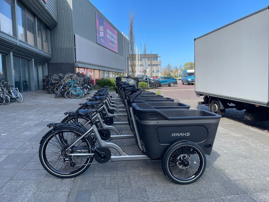Fietshokje Raaks: Raaks Rover elektrische bakfiets, Huif, Niet ingevuld, Nieuw, Ophalen of Verzenden