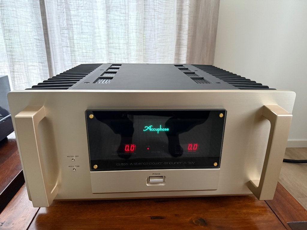 Accuphase A50V, Ophalen, Gebruikt, 120 watt of meer, Overige merken