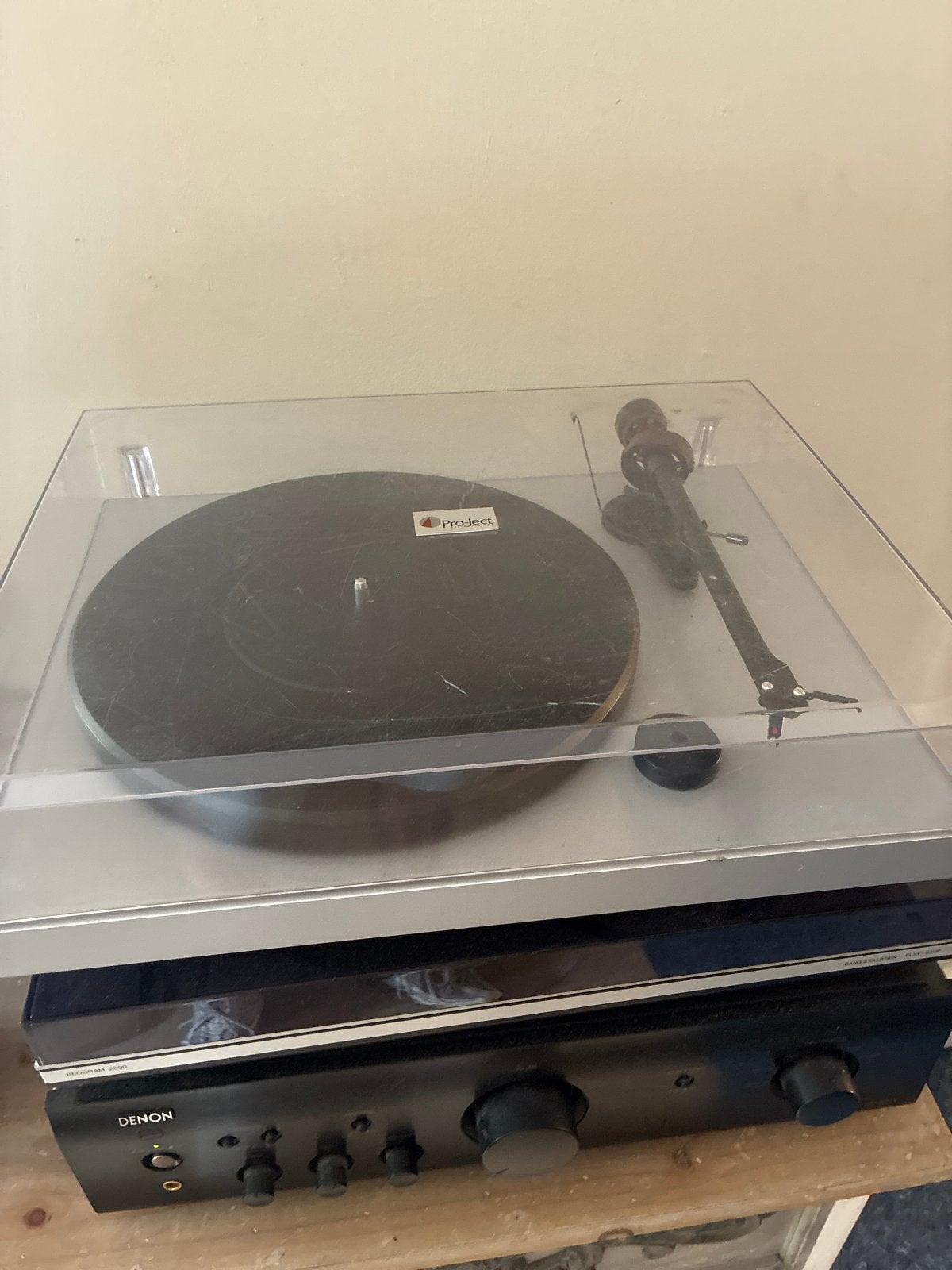 Pro-Ject Platenspeler, Ophalen of Verzenden, Zo goed als nieuw, Platenspeler, Overige merken