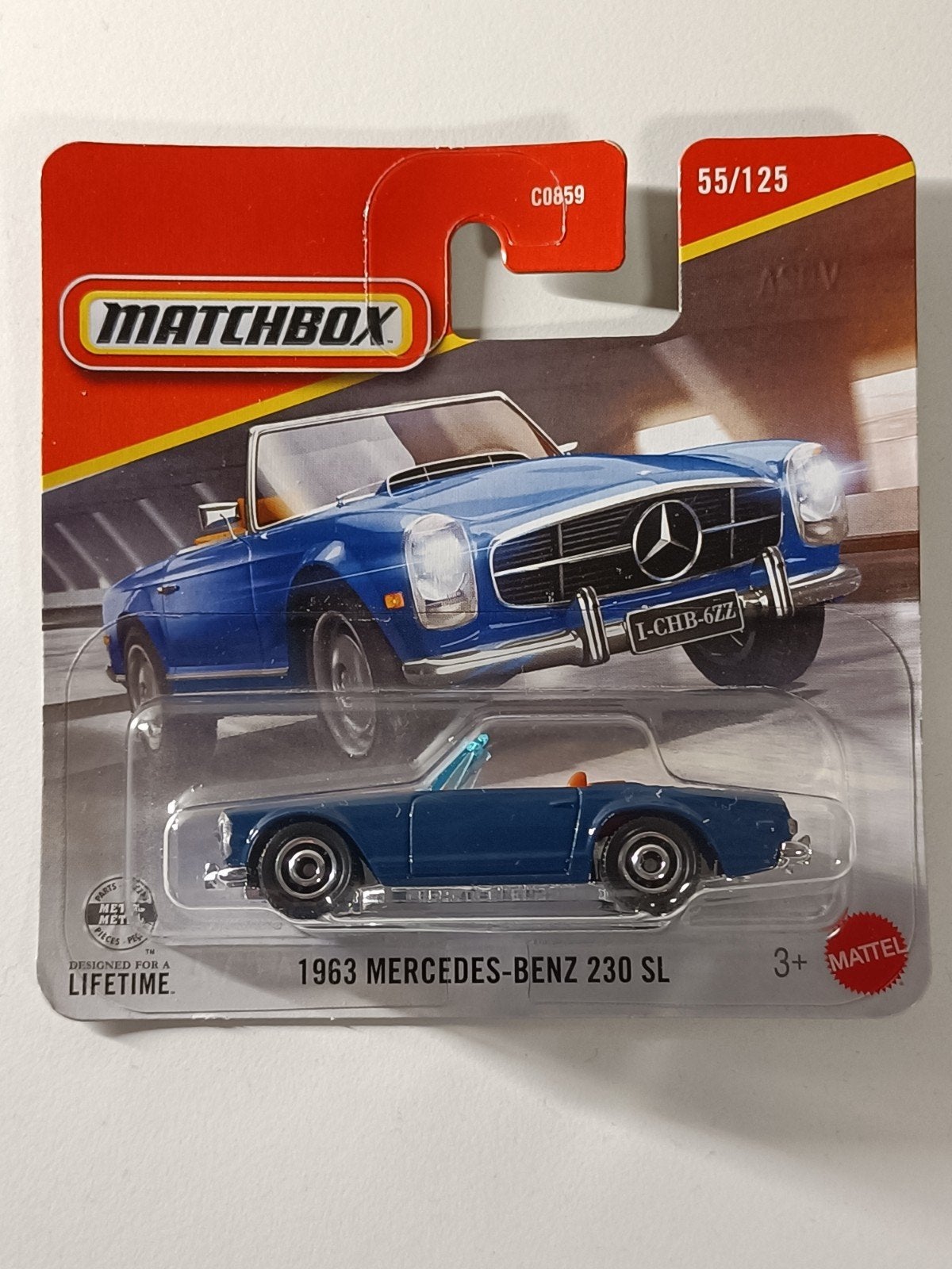 Matchbox 1963 Mercedes-Benz 230 SL - Nieuw in verpakking, Ophalen of Verzenden, Nieuw, Auto