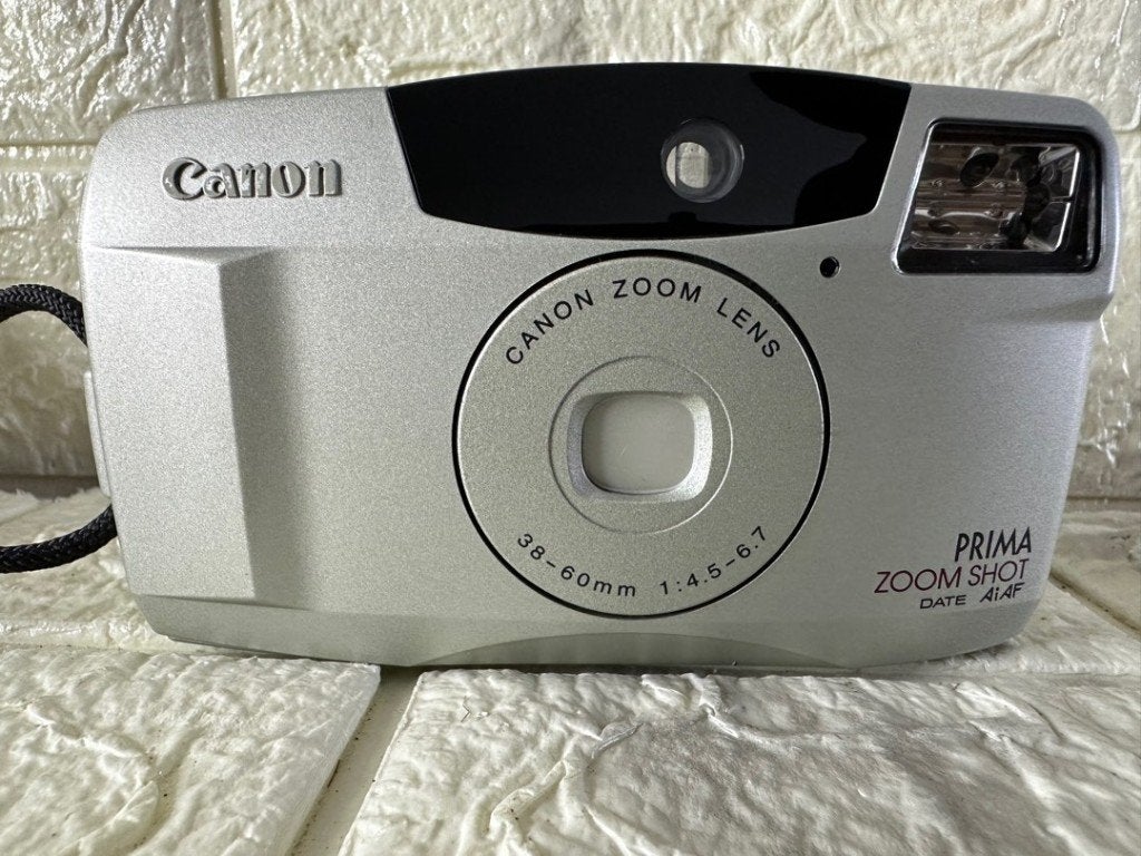 camera canon prima zoom shot, Audio, Tv en Foto, Ophalen, Zo goed als nieuw, Compact, Canon