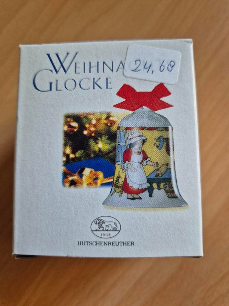 Mini kerstklokje porselein Hutschenreuther Gute Stube, Diversen, Verzenden, Nieuw