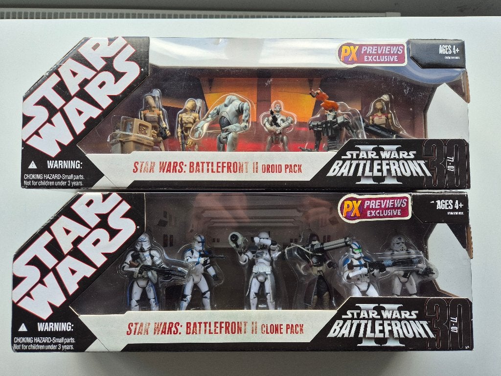Star Wars TAC Battle Front II Droid Pack & Clone Pac, Ophalen of Verzenden, Nieuw, Actiefiguurtje