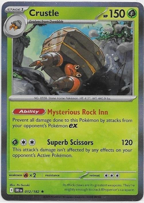 Destined Rivals,  Crustle [holo] 12/182, Verzenden, Nieuw, Losse kaart