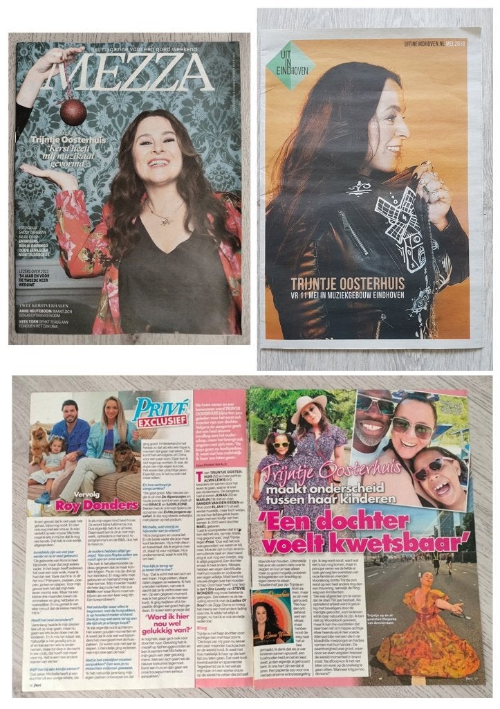Trijntje Oosterhuis tijdschriften verzameling, Verzenden, Zo goed als nieuw, Boek, Tijdschrift of Artikel