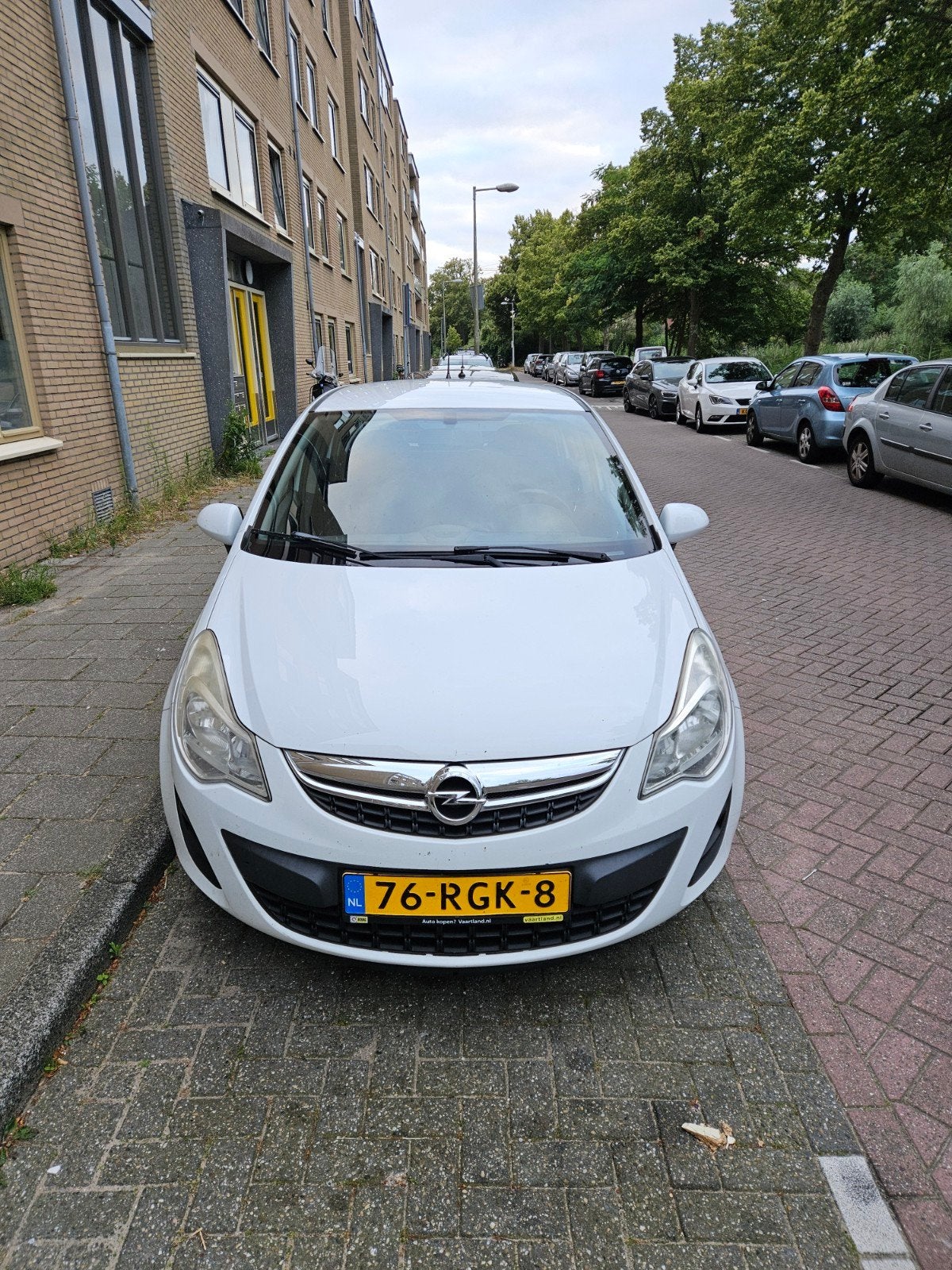 Opel Corsa 1.0 12V 5D 2011 Wit, Auto's, Euro 5, Stof, 40 €/maand, 1045 kg