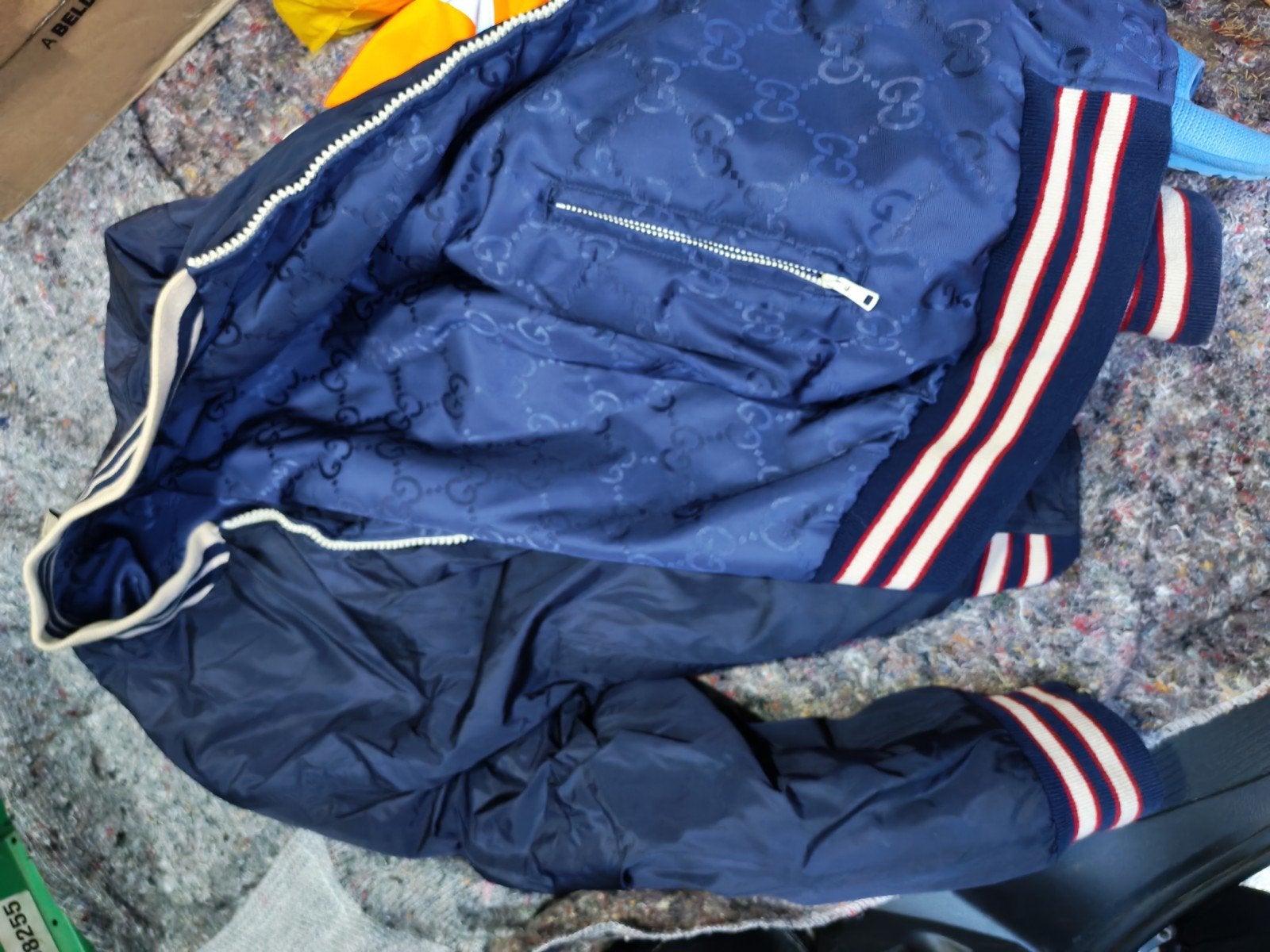 Originele Gucci Bomberjack - Nu goedkoop voor de winter!, Blauw, Overige maten, Ophalen of Verzenden, Gucci
