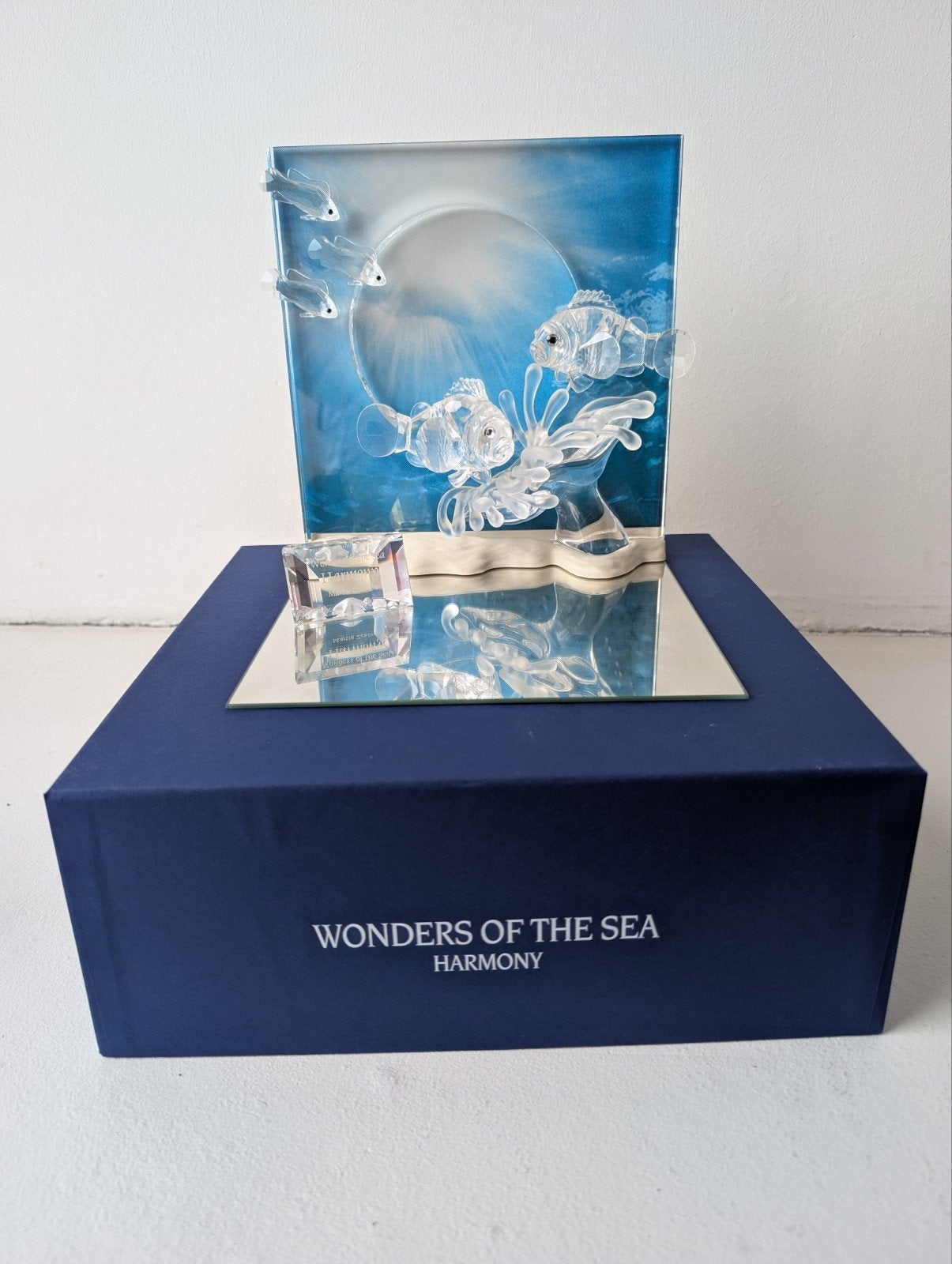 Wonders of the sea Harmony + naamplaatje, doos & certificaat, Verzamelen, Swarovski, Ophalen of Verzenden, Figuurtje