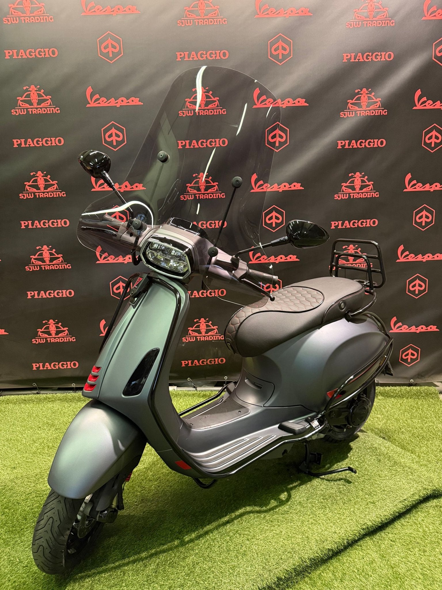 Vespa Sprint 2019 Brom! Mat Grijs / RS Zadel / Garantie!, Fietsen en Brommers, -, Maximaal 45 km/u, -, Ophalen of Verzenden
