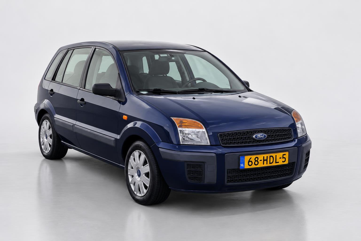 Ford Fusion 1.4 2008 Blauw (goed onderhouden met nieuwe apk), Auto's, Voorwielaandrijving, Blauw, 49 €/maand, Origineel Nederlands