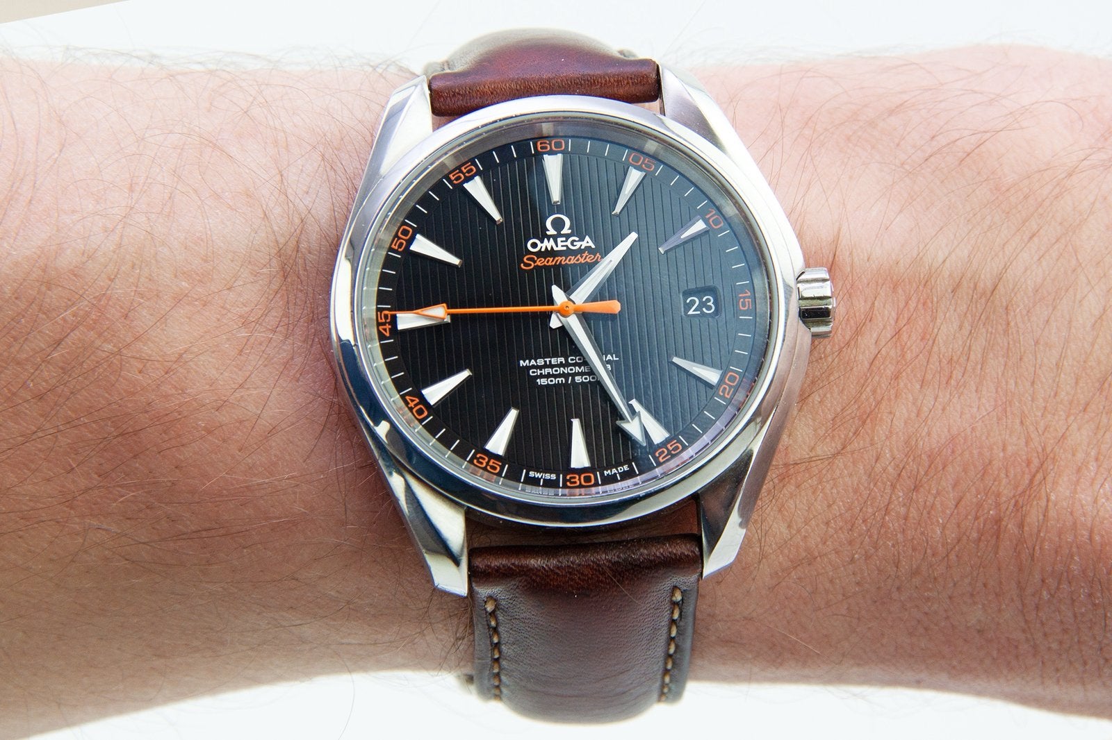 Omega Seamaster Aqua Terra 41,5mm, Ophalen, Zo goed als nieuw, Staal, Overige merken