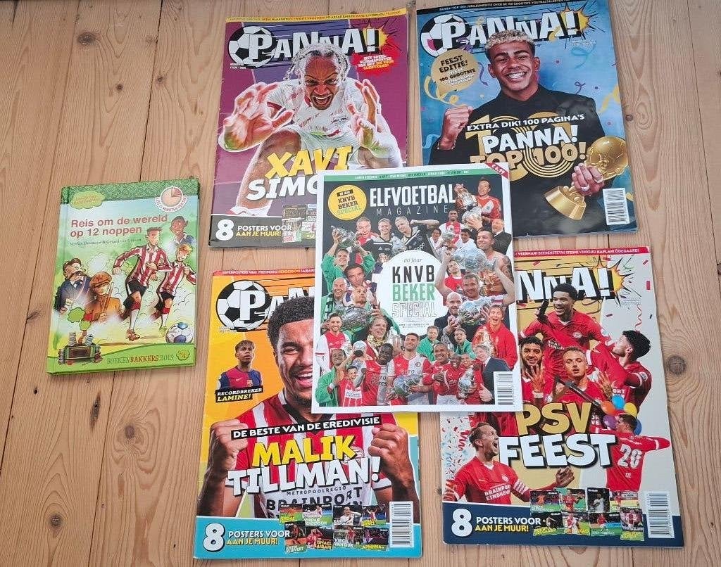 Voetbaltijdschriften PANNA en boek - Leuk Sinterklaascadeau!, Ophalen of Verzenden, Zo goed als nieuw, Sport en Vrije tijd