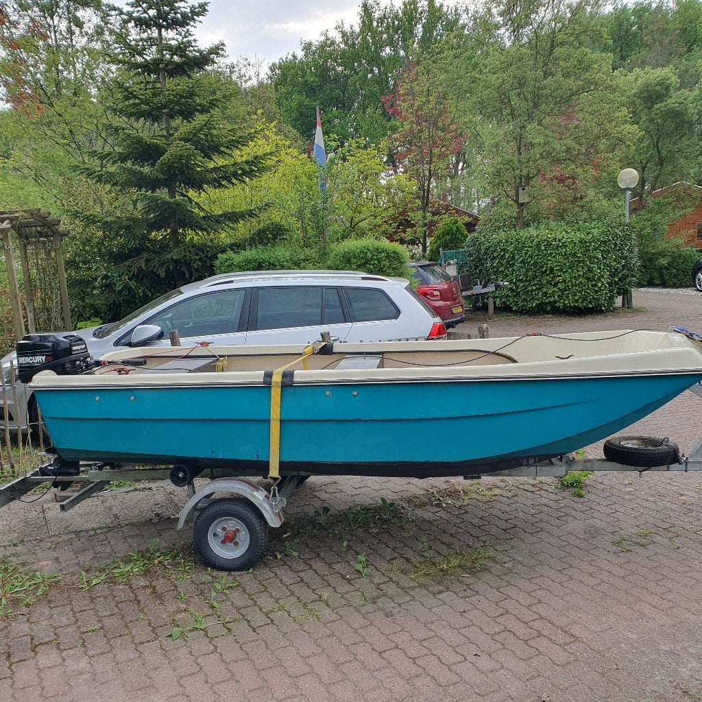 Visbootje op trailer, Ophalen, Gebruikt, Overige typen
