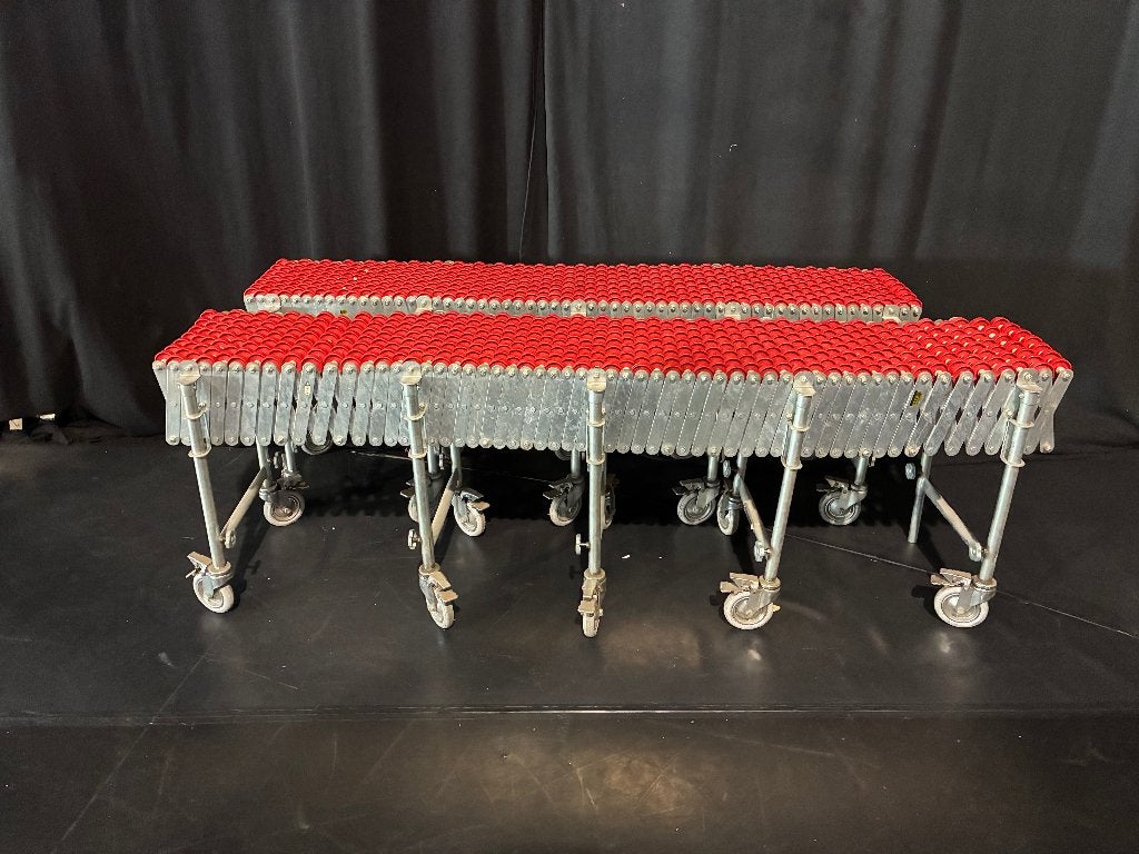 Harmonica rollenbaan 2x 10m, Doe-het-zelf en Verbouw, Gereedschap | Overige machines, Ophalen, Gebruikt