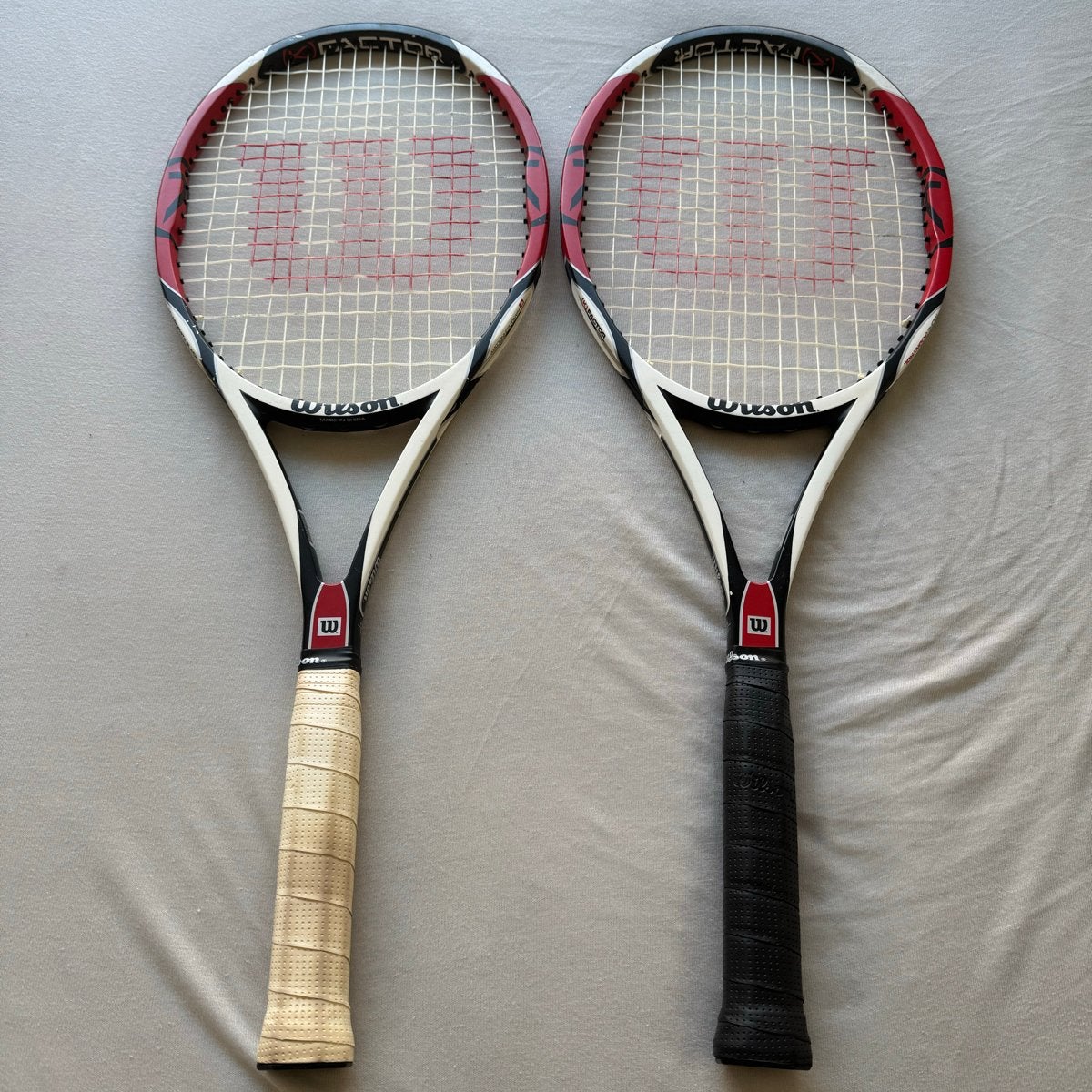 2x Wilson (K) Six.One Tour 90 Federer L3 tennisrackets, Gebruikt, Ophalen of Verzenden, Wilson, Racket