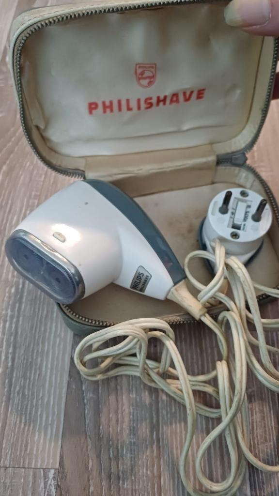 vintage Philips Philishave model 400 uit de jaren zestig, Ophalen of Verzenden, Gebruikt, Haarverzorging