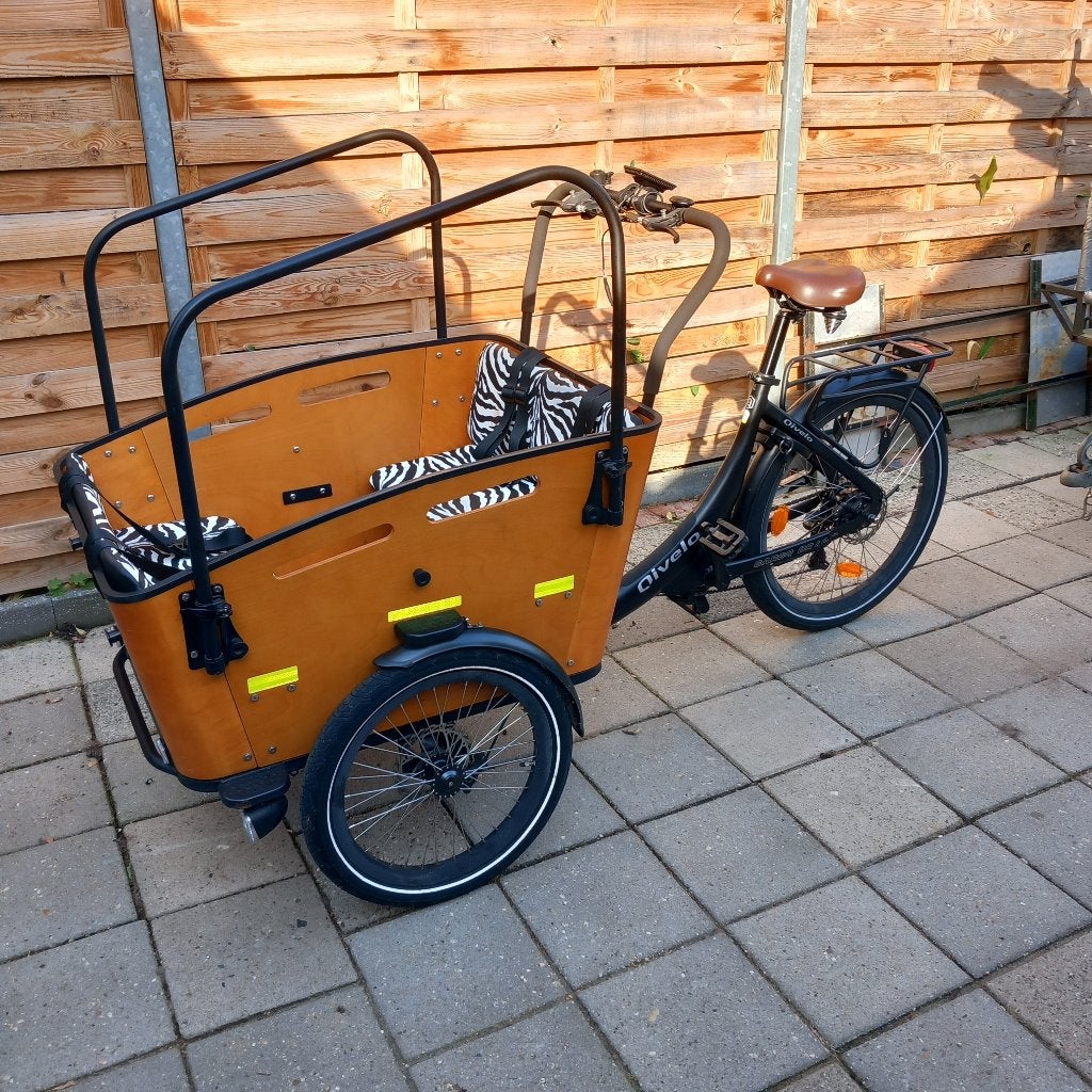 bakfiets, 4 kinderen of meer, Gebruikt, Elektrisch, Schijfrem