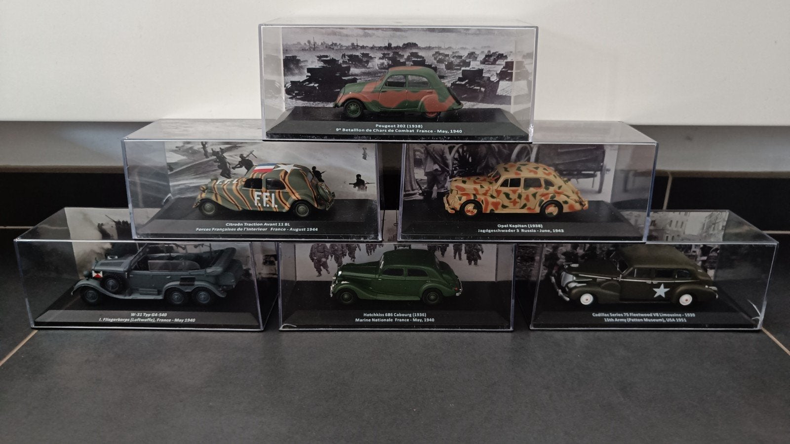 Militaire modelauto's 1:43., Hobby en Vrije tijd, Ophalen of Verzenden, Zo goed als nieuw, Auto, Overige merken