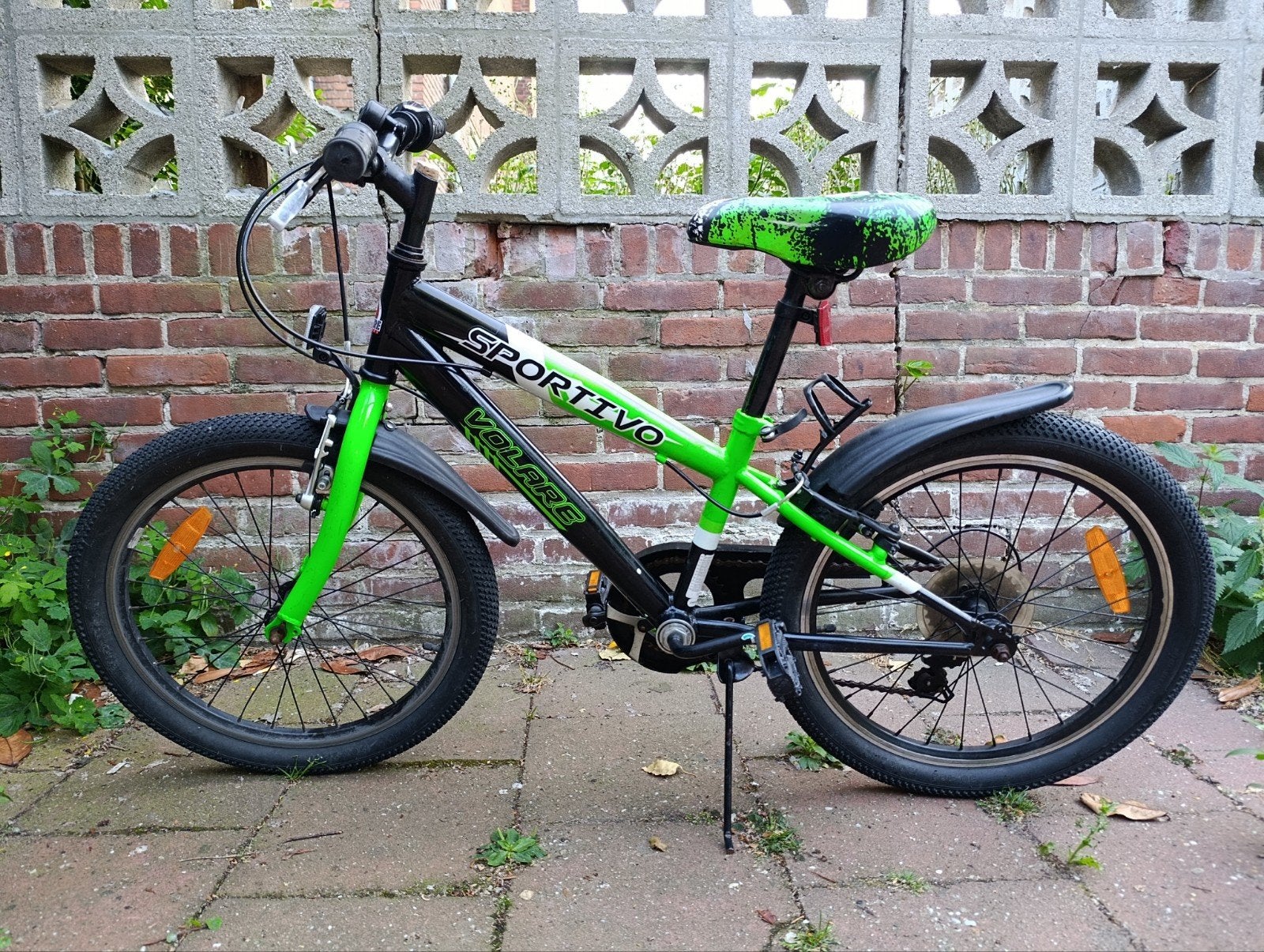Volare Sportivo 7V 20 inch kinderfiets kleur groen, Ophalen, 20 inch of meer, Gebruikt, Velgrem