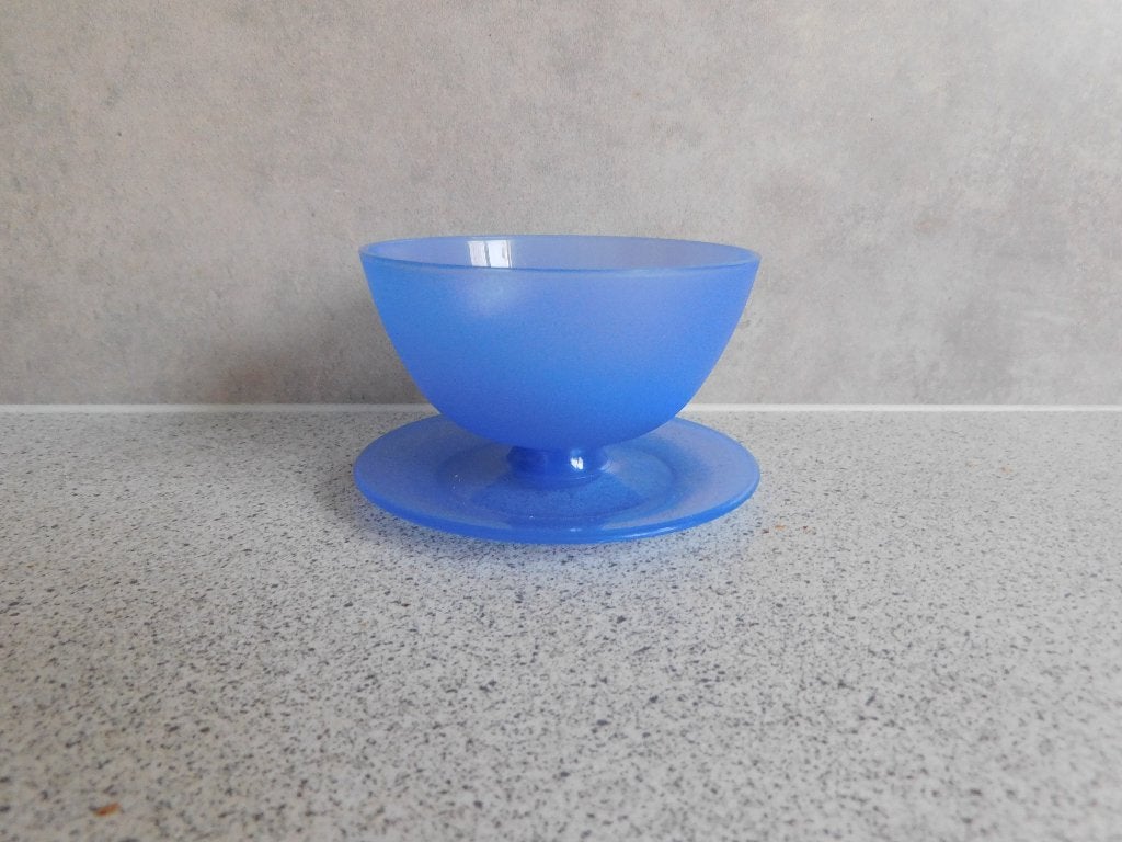 Tupperware IJscoupe Blauw, Blauw, Overige typen, Zo goed als nieuw, 200 ml