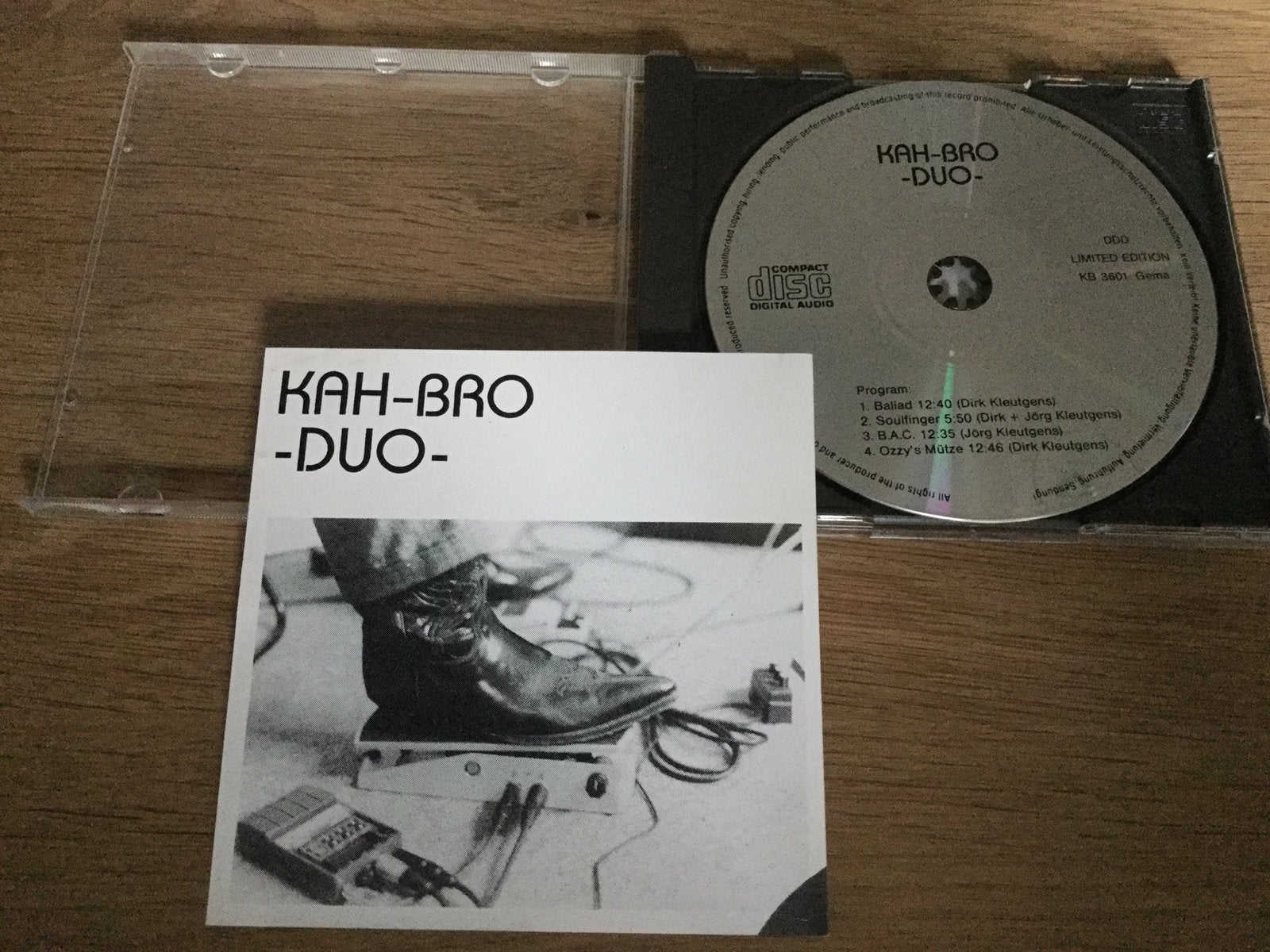 Kah-Bro/Duo. Unieke gitaarband. Zeldzaam., Ophalen of Verzenden, 1980 tot heden, Zo goed als nieuw, Jazz