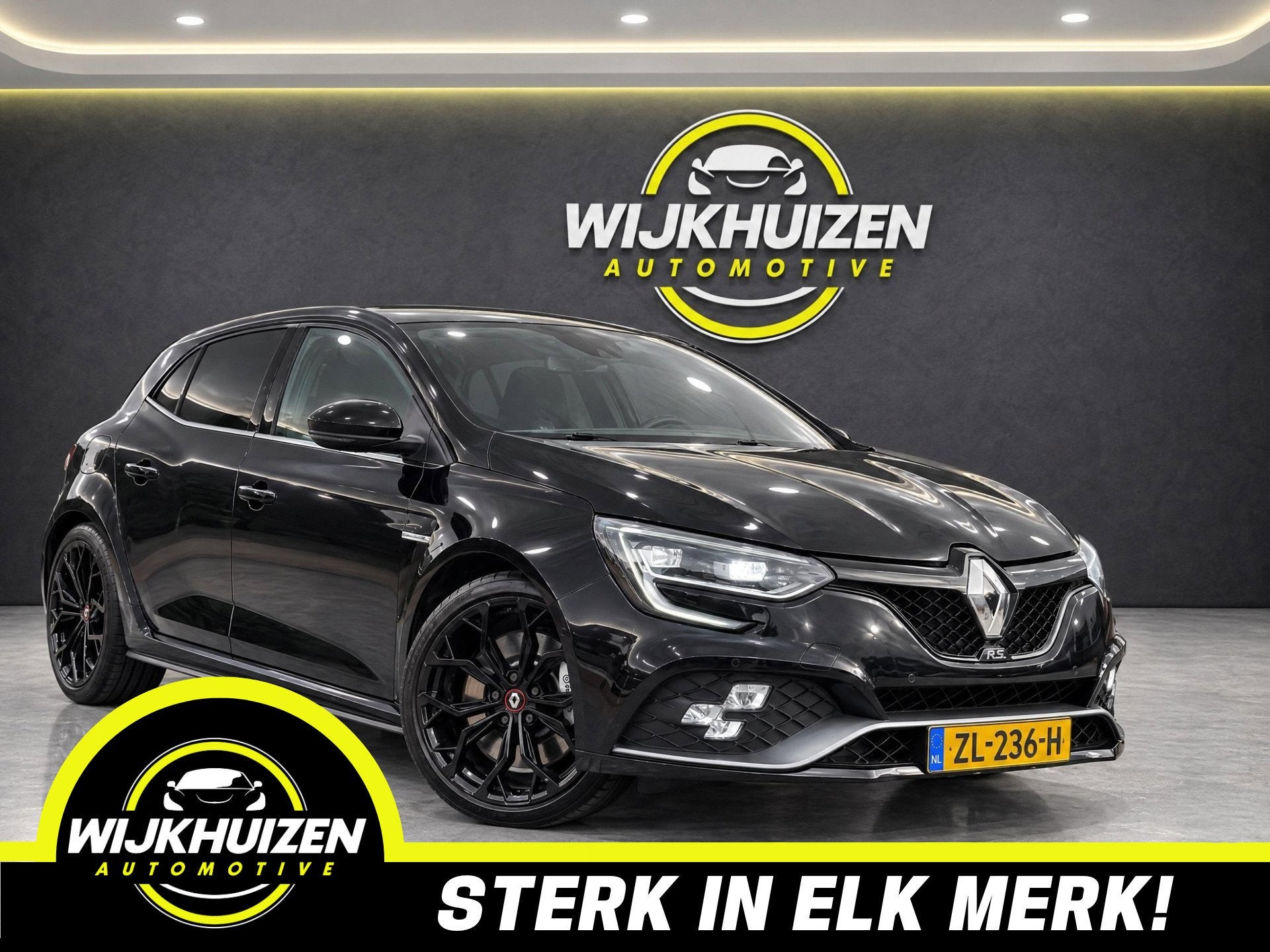 Renault Mégane 1.8 TCe 280 RS met Led ! Head Up ! Dealer On, Auto's, Dealer onderhouden, Gebruikt, 4 cilinders, Leder en Stof