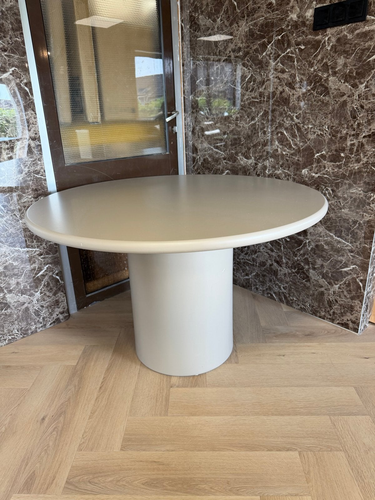 Ronde eettafel 120cm - Showmodel, Ophalen, 100 tot 150 cm, Rond, Zo goed als nieuw