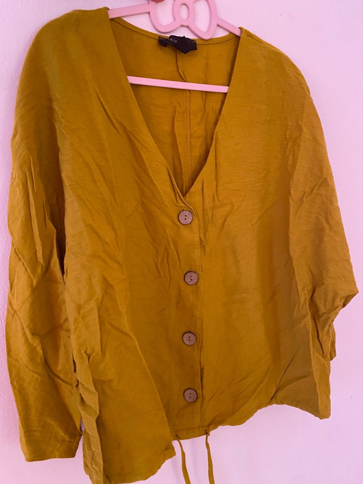 Mosterd kleur zomer top, Kleding | Dames, Ophalen, Zo goed als nieuw, Shirt of Top