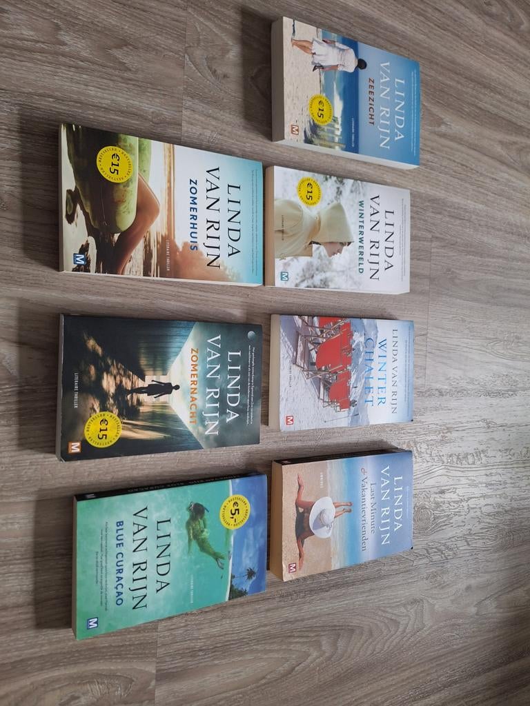 Linda van Rijn diverse boeken, Ophalen, Gelezen, Linda van Rijn, Nederland
